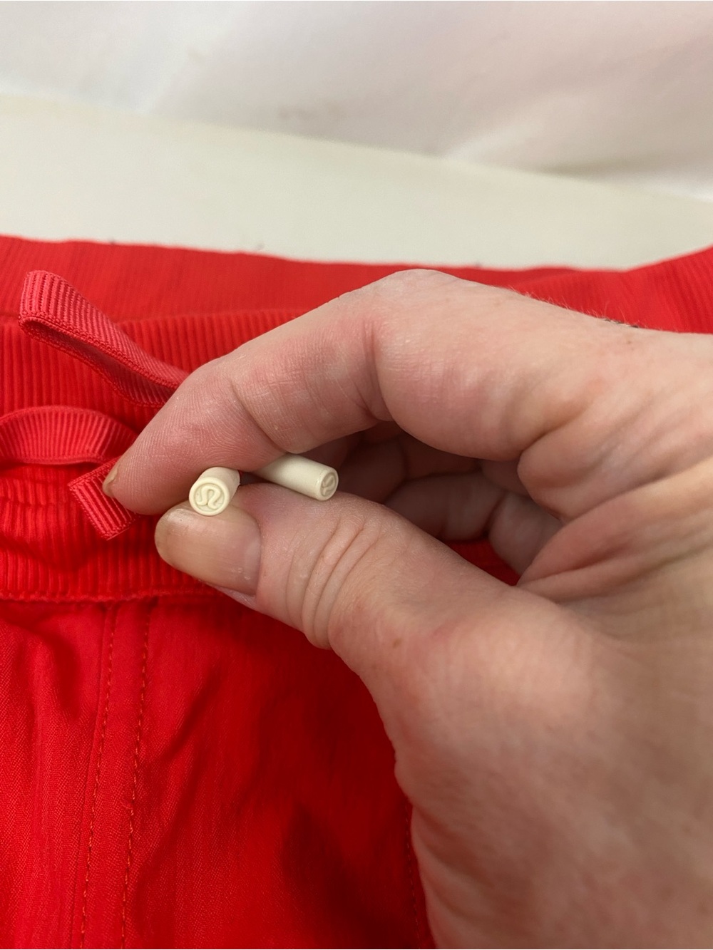 Lululemon Dance Studio Crop Pants Size 6 Red Ruched Athleisure - Picture 3 of 5